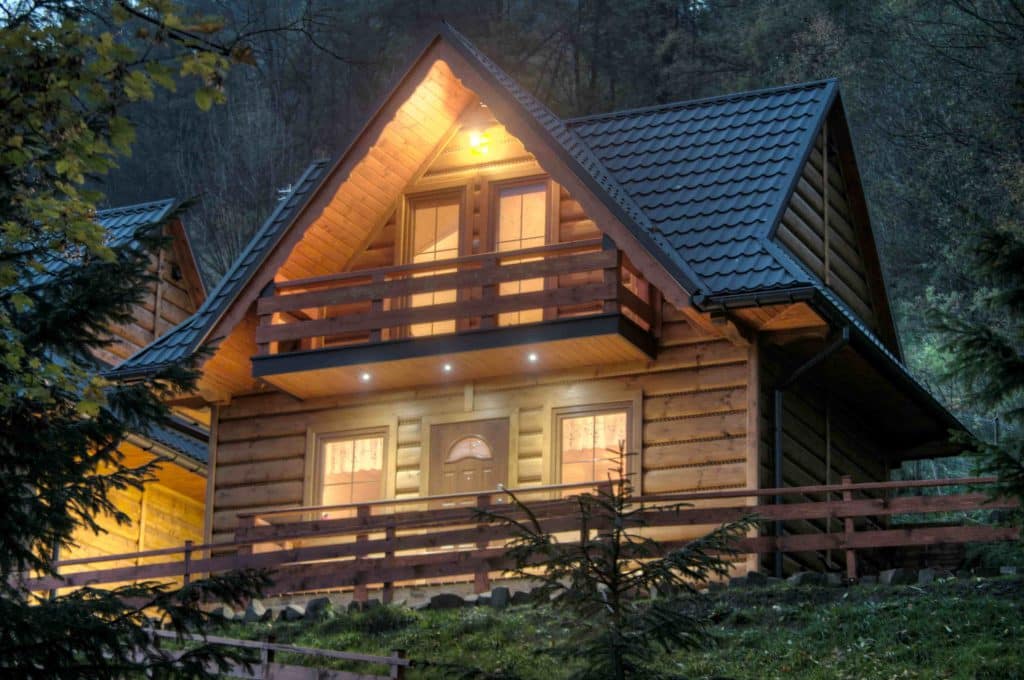 drewniany dom
