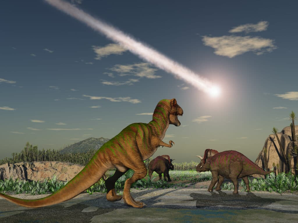 meteoryt, wyginięcie dinozaurów