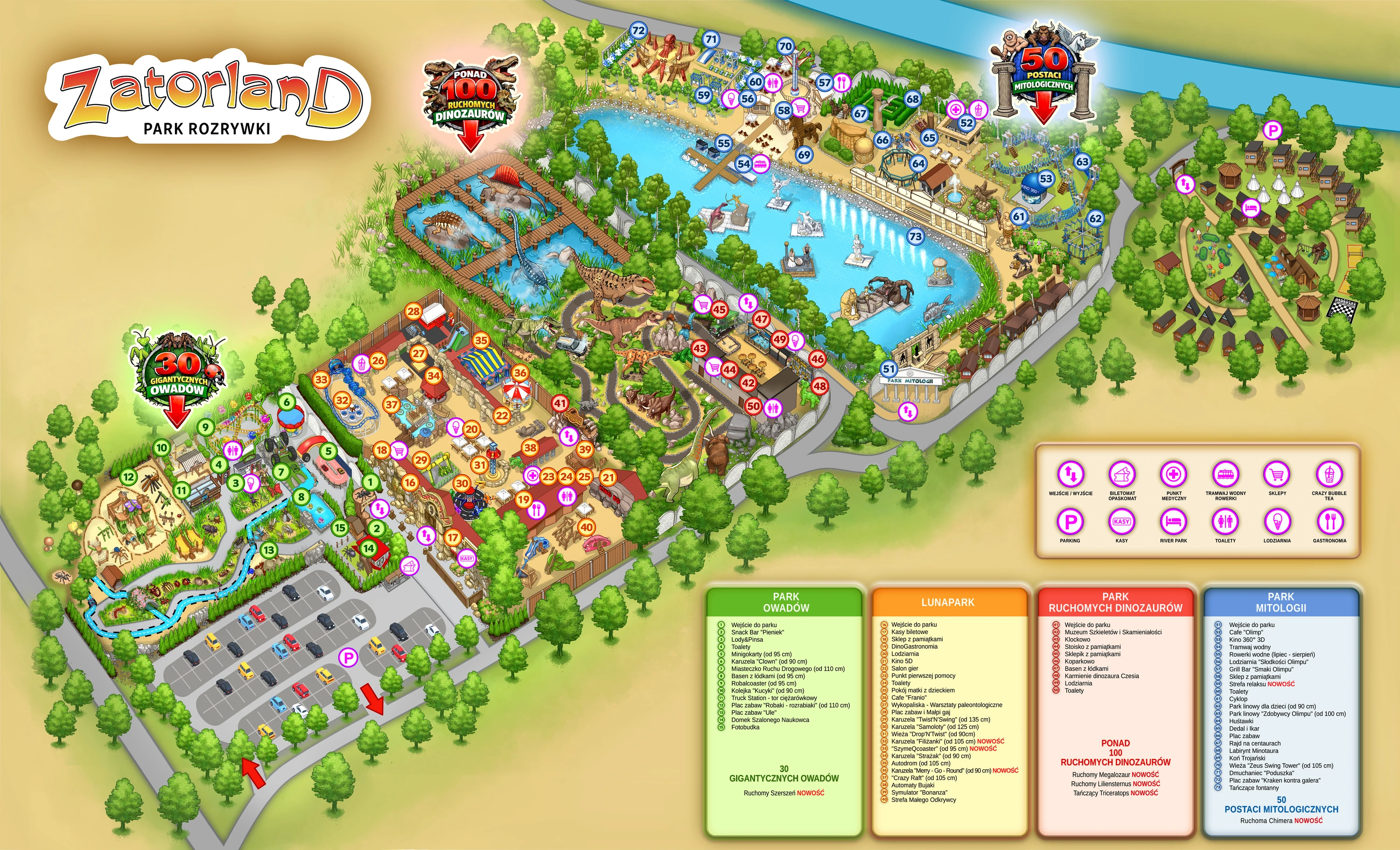 Mapa Zatorland